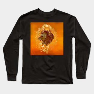 Elegant golden lion Long Sleeve T-Shirt